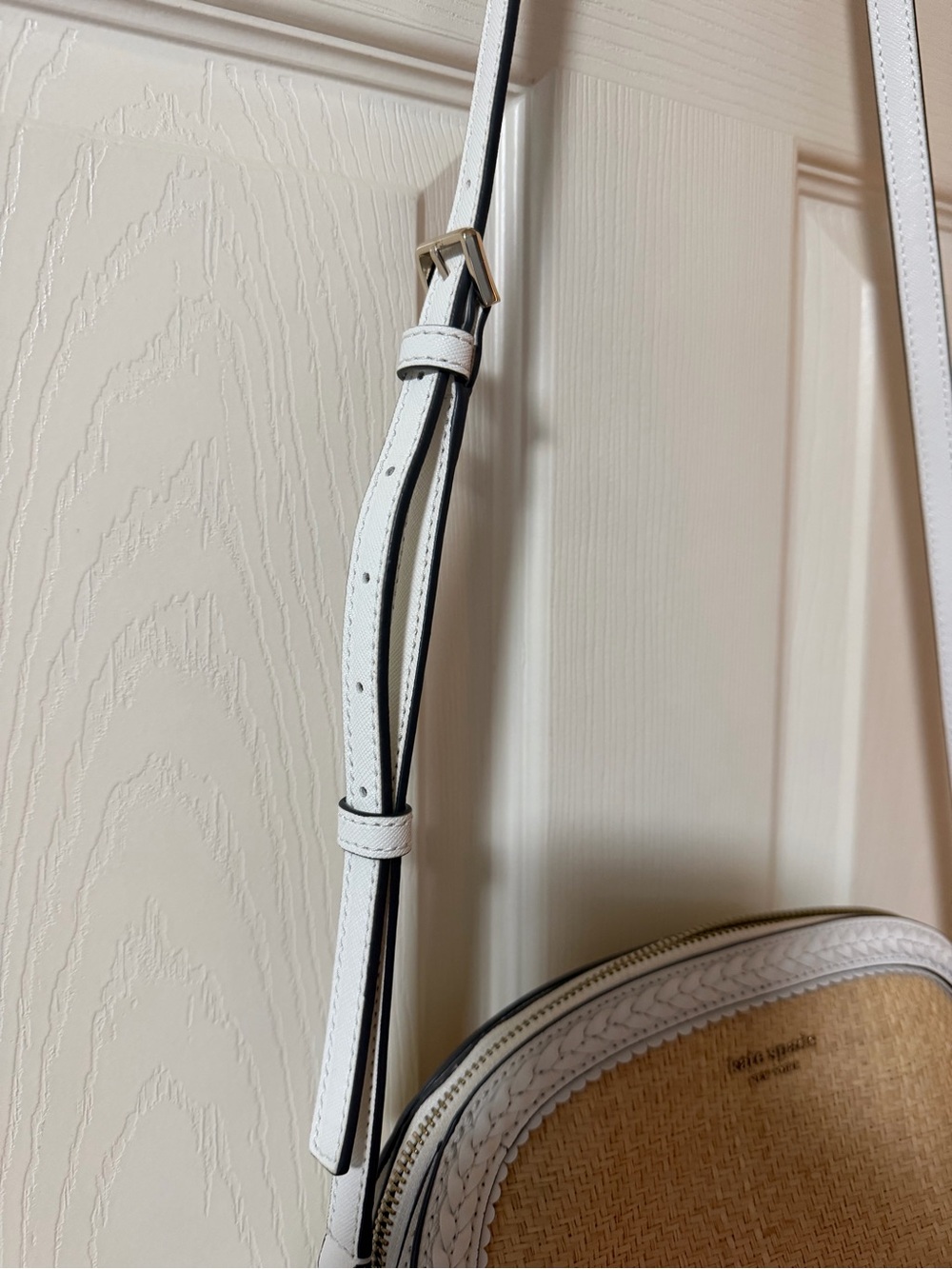 Kate Spade New York Reiley Straw Dome Crossbody Bag - Picture 6 of 13